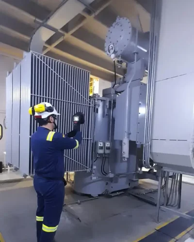 Ultrasonido a Transformador de Potencia